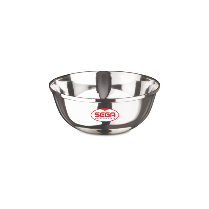 Sega, Stainless Steel Heavy Gauge Bowl /Wati Set With Mirror Finish - Mukta wati